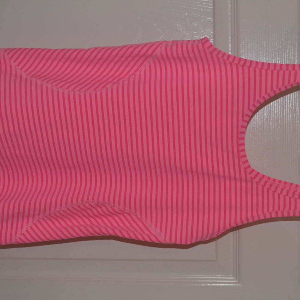 Zella Pink Striped Tank
